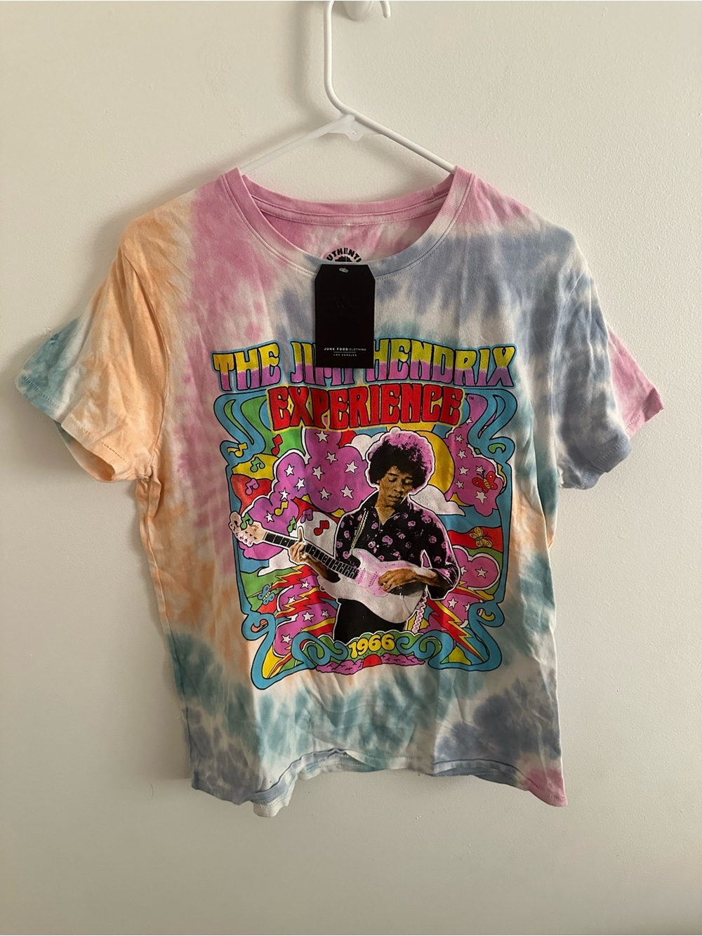 Junk food clothing Jimi Hendrix tie dye T-shirt